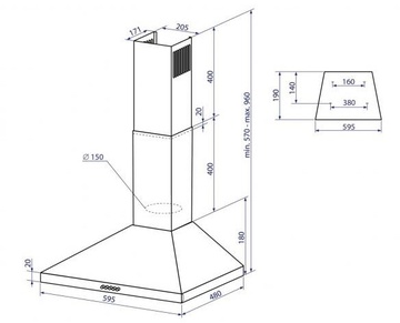 Minola HK 6614 BL 1000 LED
