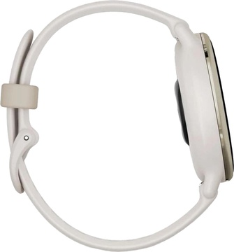 Garmin vivoactive 5 Cream Gold Aluminum Bezel with Ivory Case and Silicone Band (010-02862-11)