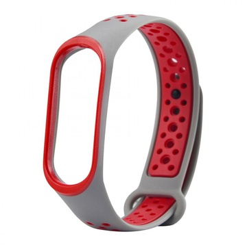 Xiaomi Silicone Mi Band 3/4 Nike Edition Gray/Red