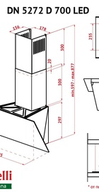 Perfelli DN 5272 D 700 WH LED