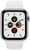 Apple Watch Series 5 GPS + Cellular 44mm Stainless Steel Case with White Sport Band (MWW22, MWWF2)