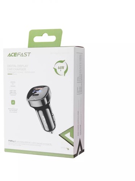 Acefast B4 66W (Type-C + USB) with digital display (AFB4B)