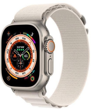Apple Alpine Loop Band Medium for Watch 42mm/44mm/45mm/49mm Starlight (MQE63)