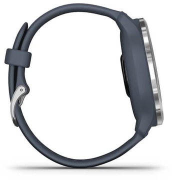 Garmin Venu 2 Silver Bezel with Granite Blue Case and Silicone Band (010-02430-10/00) (UA)