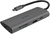 WIWU Alpha 8in1 831HRT (USB-C to 3xUSB3.0+HDMI+RJ45+USB-C+SD+TF Card) Gray