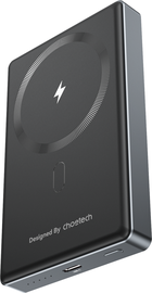 Choetech PD 20W 10000 mAh Ultra-Thin Magnetic Power Bank Black