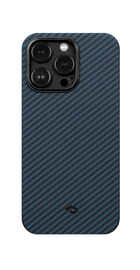 Pitaka MagEZ Case 3 Twill 1500D Black/Blue for iPhone 14 Pro Max (KI1408PM)