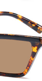 HBK Sexy Cat Eye Sunglasses (c4 leopard frame/brown lenses)