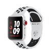 Apple Watch Nike+ 38mm Series 3 GPS + Cellular Silver Aluminum Case with Pure Platinum/Black Nike Sport Band (MQL52)