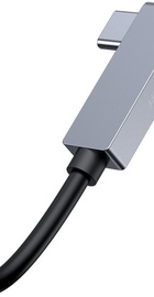 Baseus Bend Angle No.7 Type-C Hub Space Gray (CAHUB-CWJ0G)