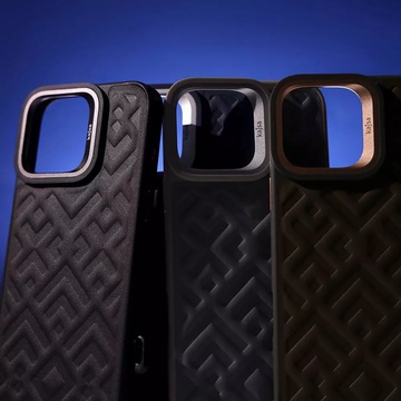 Kajsa Rhombus Collection with Magnetic Ring iPhone 16 Pro Blue