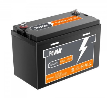 PowMr 100AH 12.8V Lithium Energy Storage Battery (POW-100AH-12.8V)