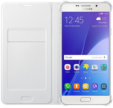 Samsung Flip Wallet for Galaxy A7 A710F 2016 (EF-WA710PWEGRU) White