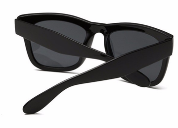 Classic Vintage Sunglasses Men Matte Black