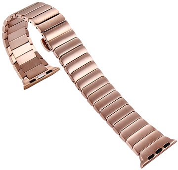 Apple Watch 38mm/40mm/41mm/42mm Rose Gold Link Bracelet (high copy)