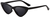 Winla Fashion Design Cat Eye Sunglasses Women Black/Grey (model WL1127)