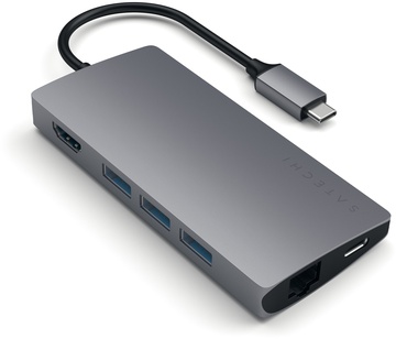 Satechi Type-C Multi-Port Adapter 4K with Ethernet V2 Space Grey (ST-TCMA2M)