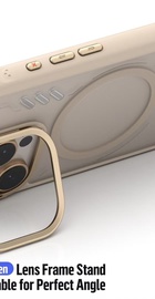 Blueo Frosted HEAT DISSIPATION Case for iPhone 16 Pro Max with MagSafe Gold