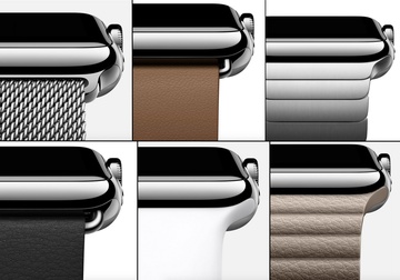 Apple Watch 38mm Stainless Steel Case with Milanese Loop (MJ322)