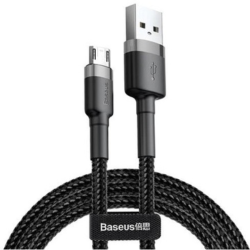 Baseus USB Cabel to microUSB Cafule 3m Grey/Black (CAMKLF-HG1)
