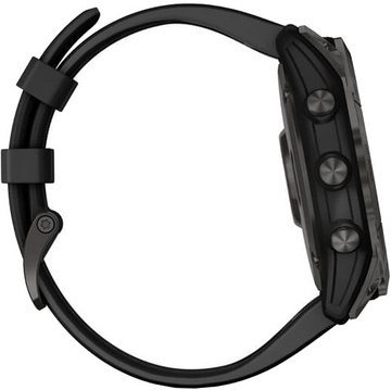 Garmin Fenix 7X Sapphire Solar Carbon Gray DLC Titanium with Black Band (010-02541-10/11/34)