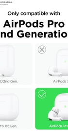 Elago Clear Hang Case Transparent for Airpods Pro 2nd Gen (EAPP2CL-HANG-CL)