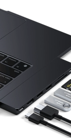 Satechi Aluminum USB-C Pro Hub Slim Adapter Midnight (ST-HUCPHSD)
