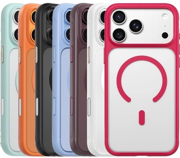 Blueo Skin Friendly Stain & Slip Resistant Magnetic Case iPhone 18 Pro / 17 Pro Black