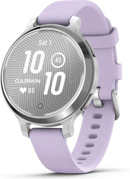 Garmin Lily 2 Active Silver with Purple Jasmine Silicone Band (010-02891-01)