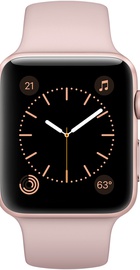 Apple Watch 42mm Series 2 Rose Gold Aluminum Case with Pink Sand Sport Band (MQ142)