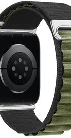 Apple Alpine Loop Band Medium for Watch 42mm/44mm/45mm/49mm Black-Green (high copy)