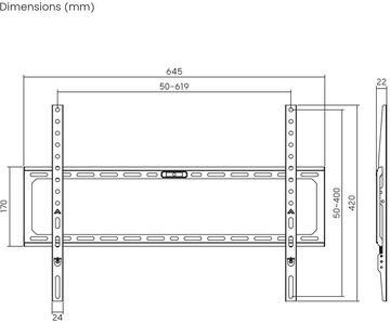 iTech PLB-64 37"-86" Black