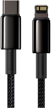 Baseus Tungsten Gold Fast Charging Data Cable Black 1m (CATLWJ-01)
