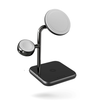 Zens 4-in-1 MagSafe + Watch Wireless Charging Station - Black (ZEDC22B/00)