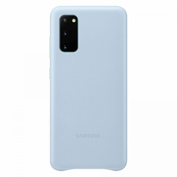 Samsung G980 Galaxy S20 Leather Cover Sky Blue (EF-VG980LLEG)