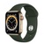 Apple Watch Series 6 GPS + Cellular 44mm Gold Stainless Steel Case w. Cyprus Green Sport B. (M07N3/M09F3)