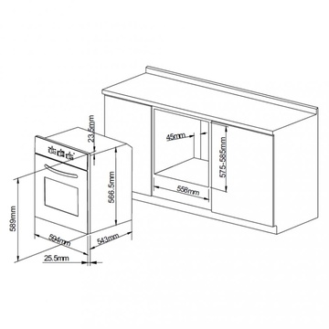 Pyramida F 68 M BL Rustico