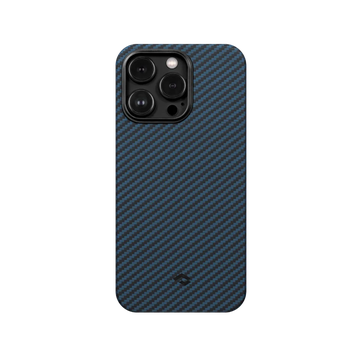 Pitaka MagEZ Case 3 Twill 1500D Black/Blue for iPhone 14 Pro (KI1408P)
