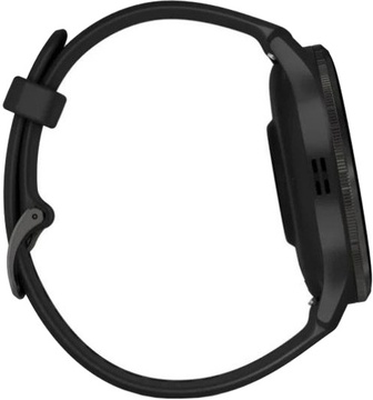 Garmin Venu 3 Slate Stainless Steel Bezel with Black Case and Silicone Band (010-02784-01/51)
