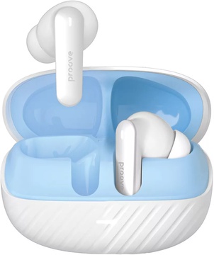 Proove Blitz II TWS with Hybrid ANC (APP) White-Blue