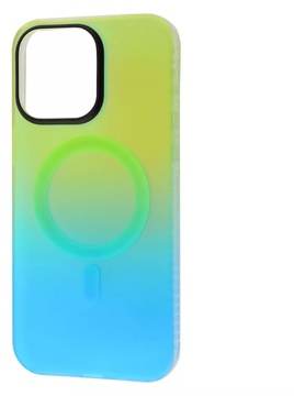 WAVE Matte Gradient Colors with MagSafe iPhone 15 Pro Green-Blue
