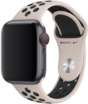 Apple Watch Desert Sand/Black Nike Sport Band S/M&M/L 38mm/40mm/41mm/42mm (MWU82)