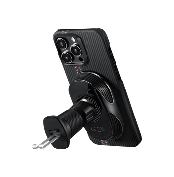 Pitaka MagEZ Car Mount Pro 2 Qi2 Car Vent Black (CM2402N)