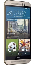 HTC One M9 Gold on Silver
