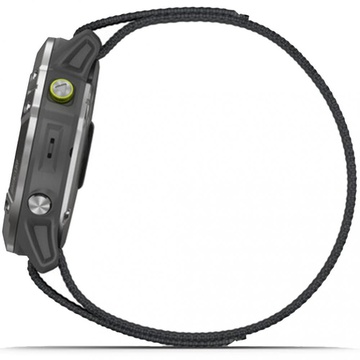 Garmin Enduro Steel with Gray UltraFit Nylon Strap (010-02408-00/10)