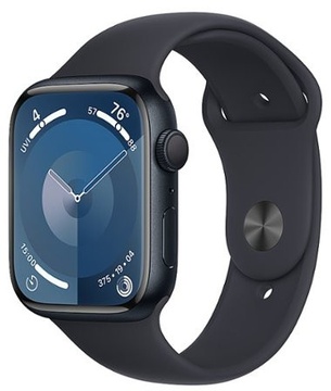 Apple Watch Series 9 GPS 45mm Midnight Aluminum Case With Midnight Sport Band - M/L (MR9A3)