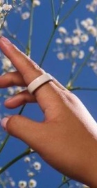 Oura Ring 4 Ceramic Cloud Size 13 (JZ90-57460-13)