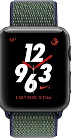 Apple Watch Nike+ 38mm Series 3 GPS + Cellular Space Gray Aluminum with Midnight Fog Nike Sport Loop (MQLA2)