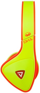 Monster DNA Neon On-Ear Yellow on Neon Orange