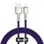 Кабель Baseus Cafule Metal Lightning 2.4A (1m) Purple